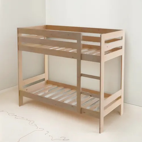 Cama Litera Individual Desarmable 100% Madera Solida