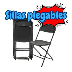 Sillas Plegables Para Eventos en Oferta Set de 4